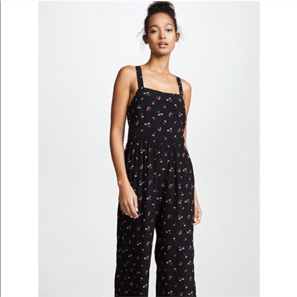 NEW • Madewell • Flower Toss Smocked Jumpsuit - Picture 3 of 8